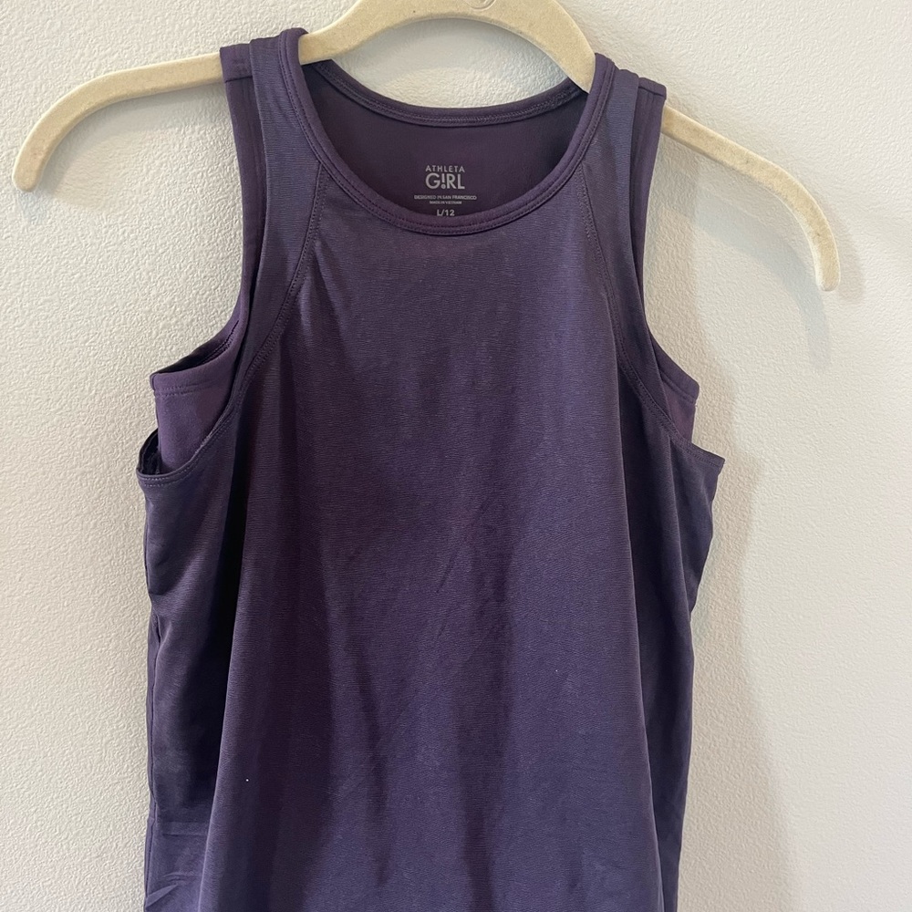 purple athleta top